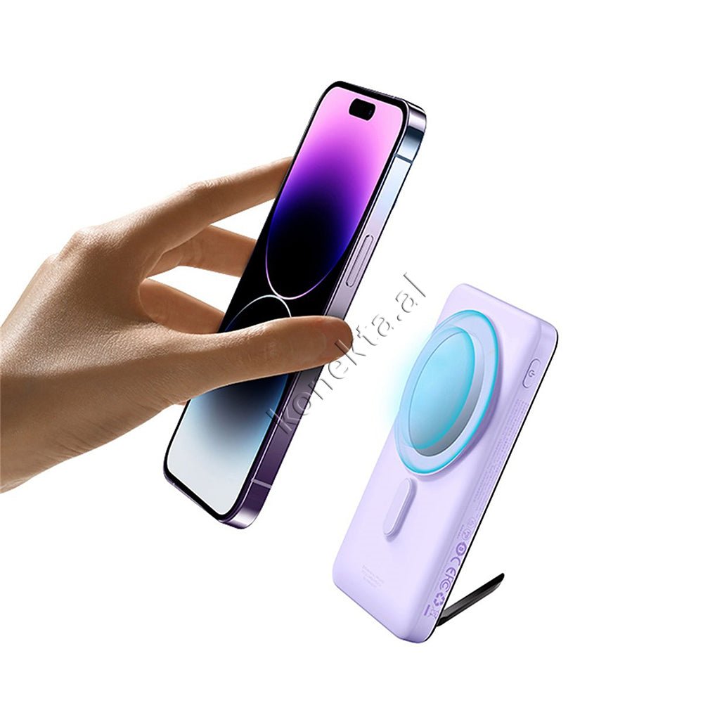 Baseus 10000mAh Battery, Black and Purple - Thumbnail 15