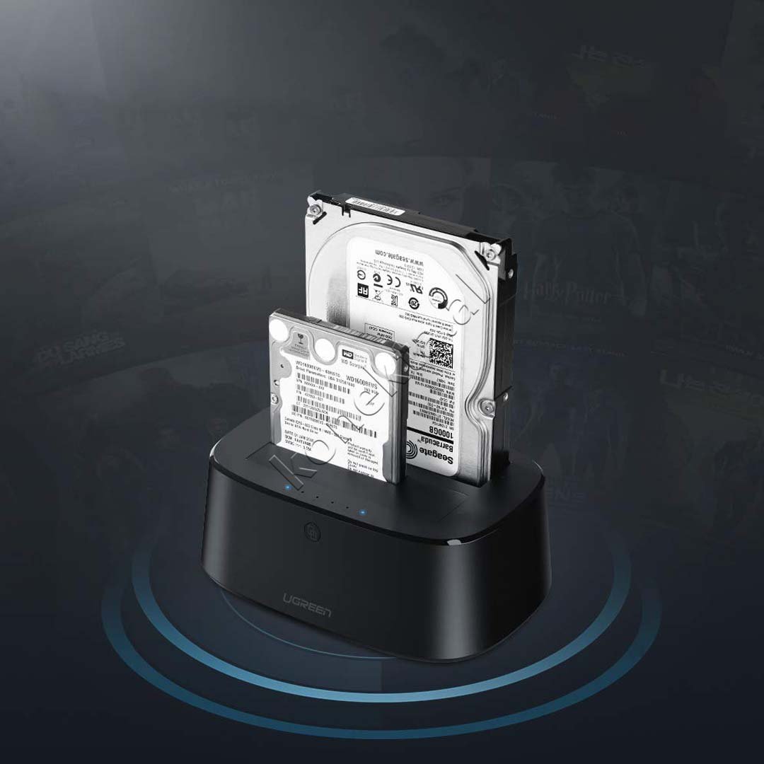 UGreen SATA HDD SSD Reader, 2.5" 3.5" USB 3.0 - Thumbnail 6