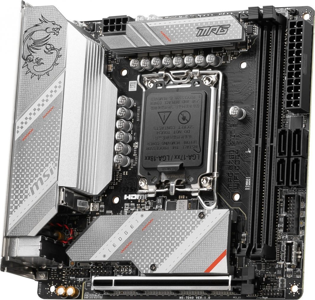 MSI MPG Intel B760 Motherboard, Mini ITX, Wi-Fi 6 - Thumbnail 5