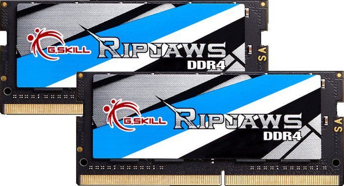 G.Skill Ripjaws RAM, SODIMM, DDR4, 32GB, 2400MHz, CL16 (F4-2400C16D-32GRS) - Image 1