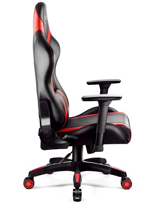 Diablo Chairs X-Horn 2.0 Chair, Black / Red - Thumbnail 4