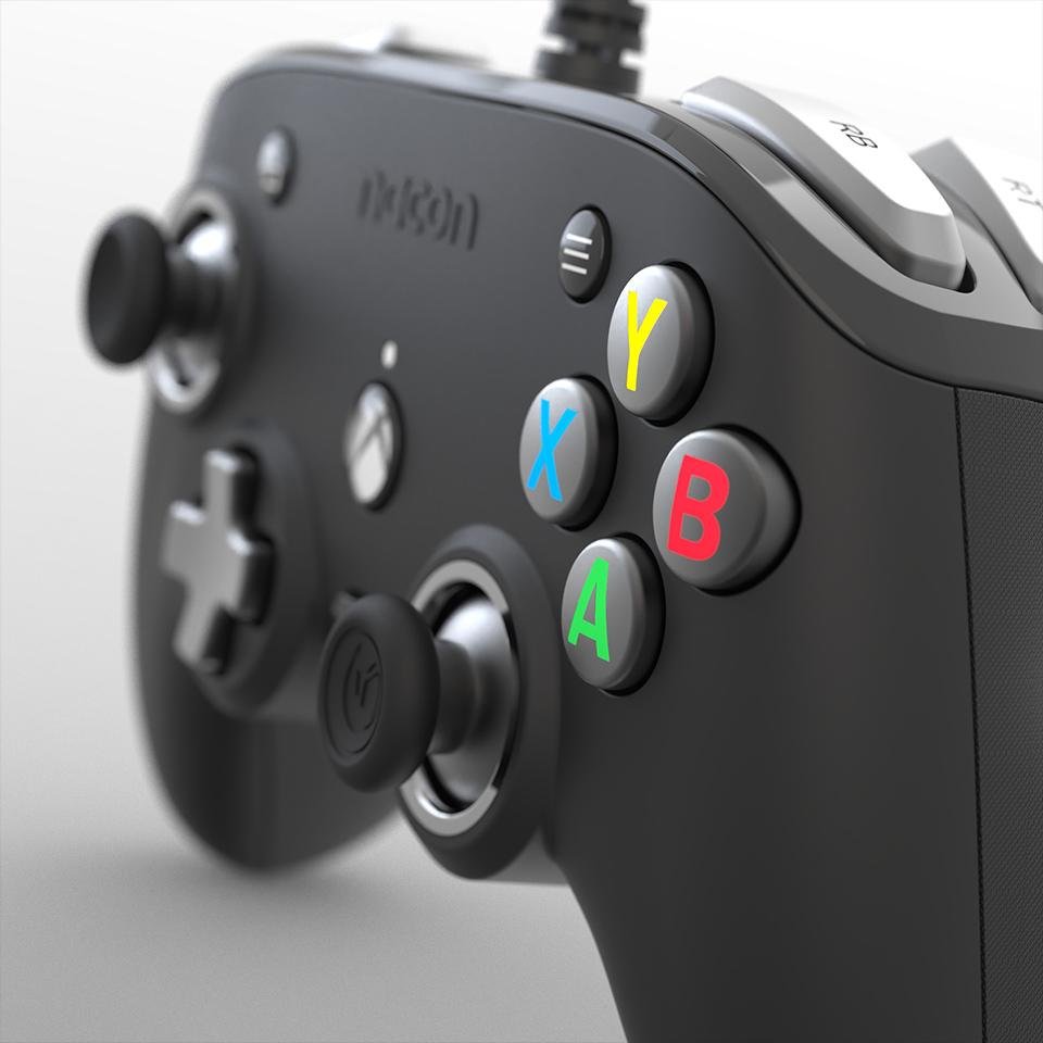 Nacon Pro Compact Controller, Wired, White - Thumbnail 3