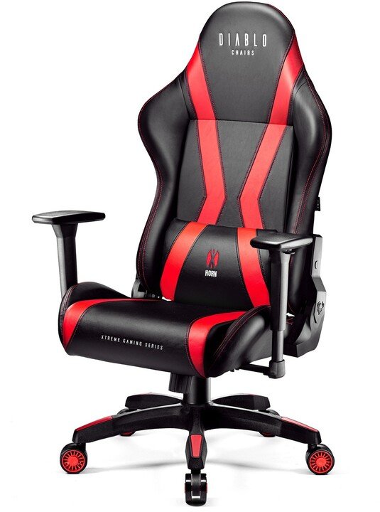 Diablo X-Horn 2.0 Gaming Chair, XL, Black / Red - Thumbnail 3