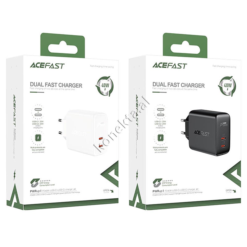 AceFast 40W Charger with 2 Type-C Ports - Thumbnail 2