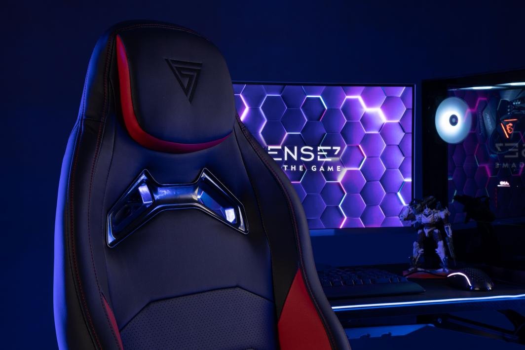 SENSE7 Vanguard Chair, Black/Red - Thumbnail 16