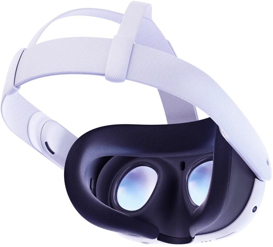 Meta Quest 3 VR Headset, 512GB, Touch Plus, White - Thumbnail 3