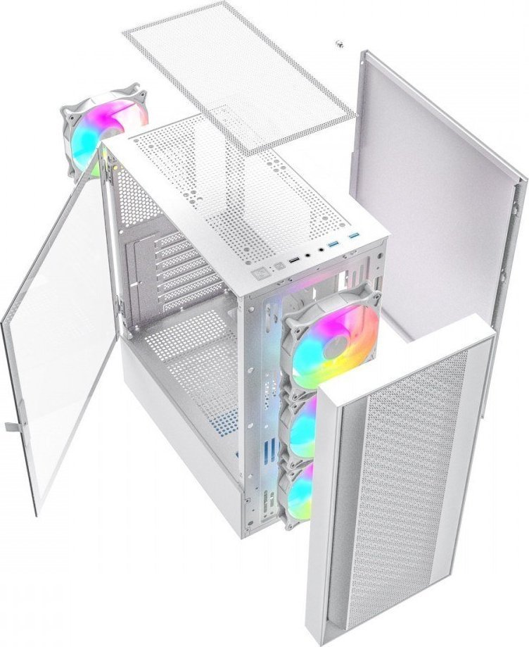 Gembird Fornax 4000 ARGB Case, Midi Tower - Thumbnail 5