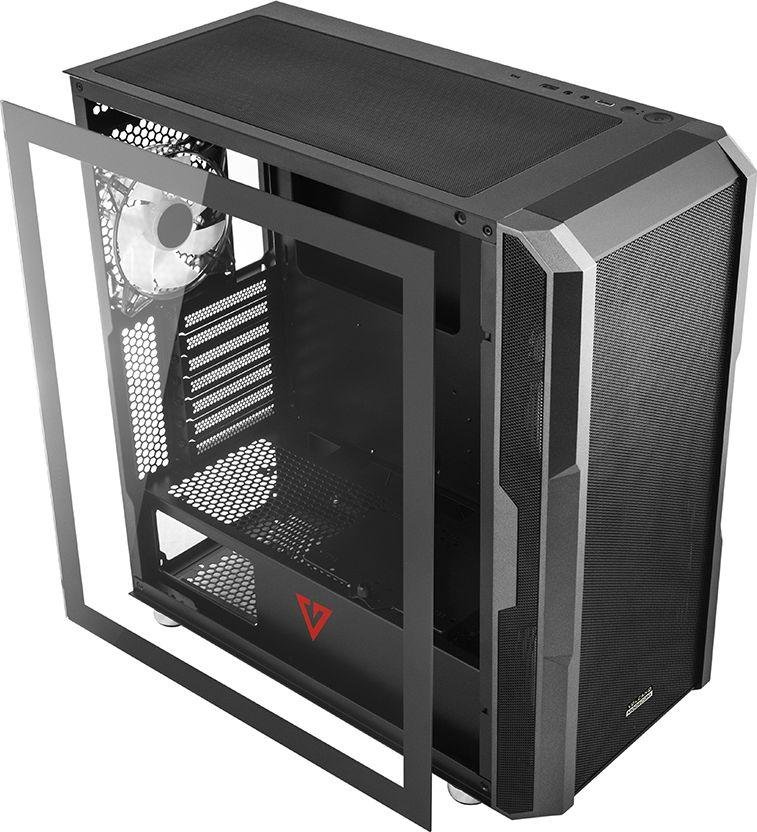 Modecom Volcano Amirani ARGB Case, Black, Midi Tower - Thumbnail 19