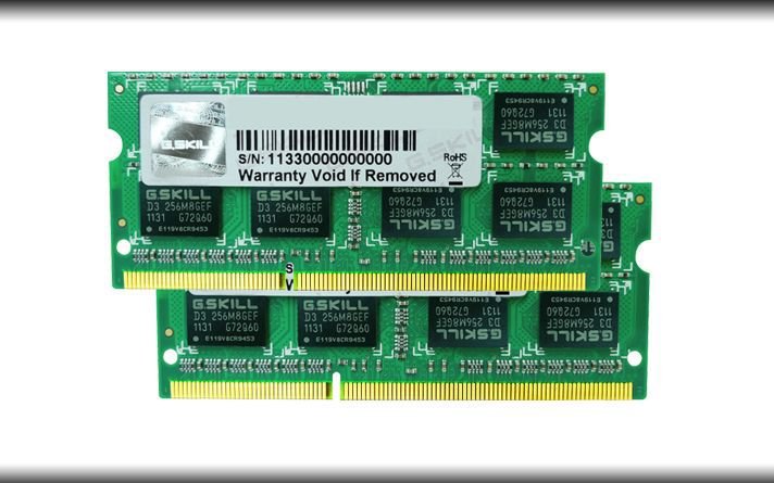 G.Skill SODIMM RAM, DDR3, 8GB, 1066MHz, CL7 - Image 1
