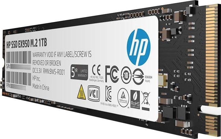 HP EX950 SSD, 1TB, M.2 2280 PCI-E x4 Gen3 NVMe - Thumbnail 2