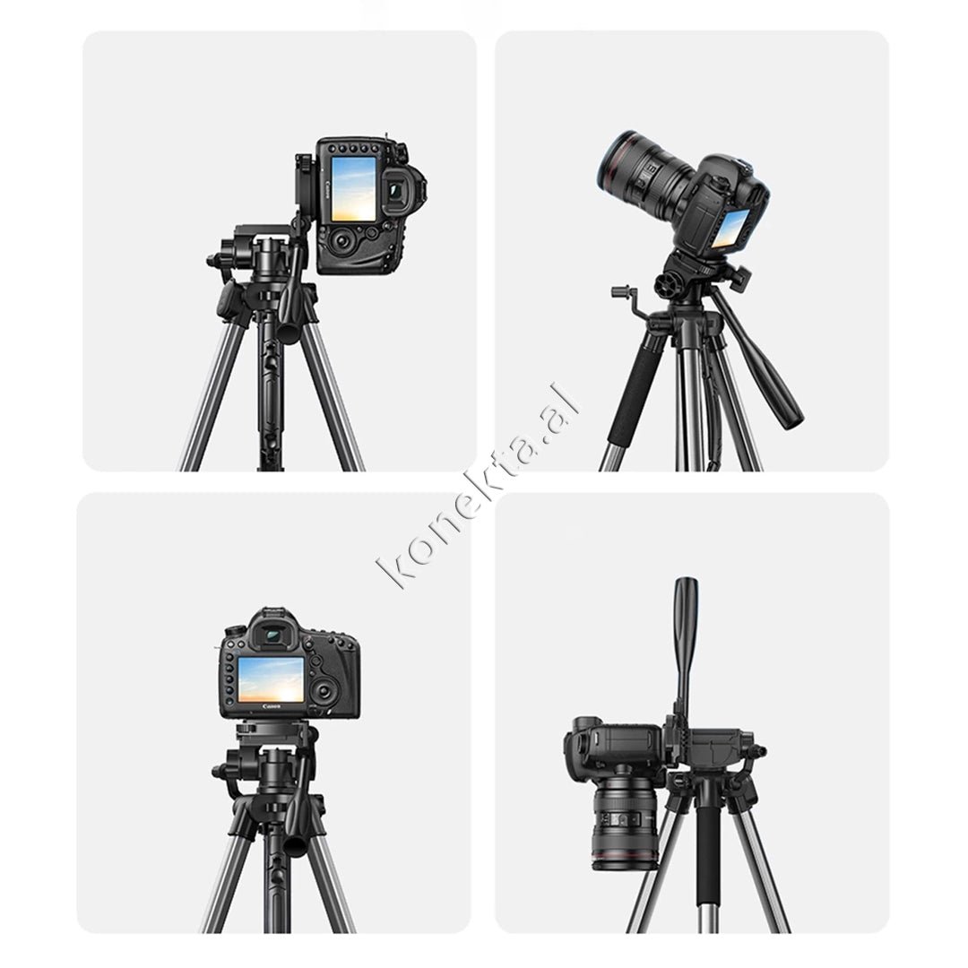 UGREEN Tripod Profesional Me Gjatësi Të Rregullueshme Për Kamera, Gopro, SLR - Thumbnail 12