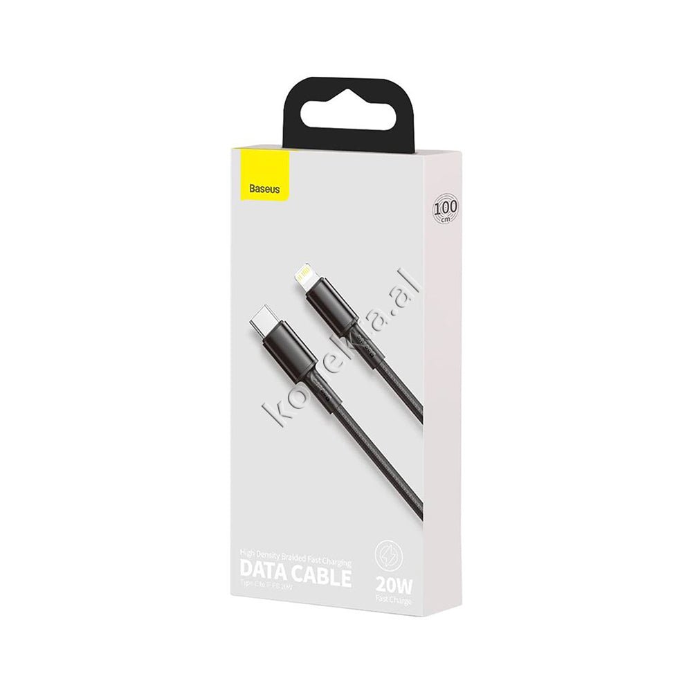 Baseus 2 Ne 1 Type-C Ne Lightning Cable, Fast Charge 20W, PD Protocol, 1m, Black - Thumbnail 2