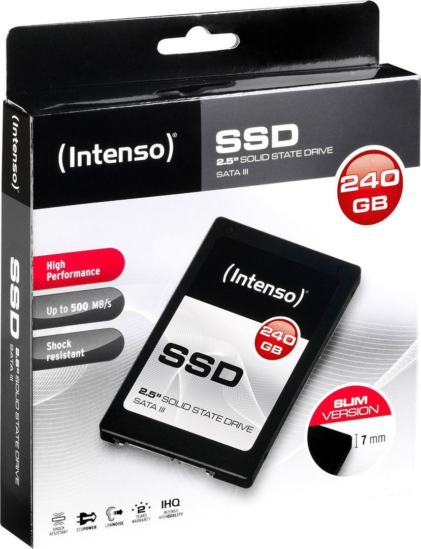 Intenso SSD, 240GB, 2.5" SATA III - Thumbnail 2