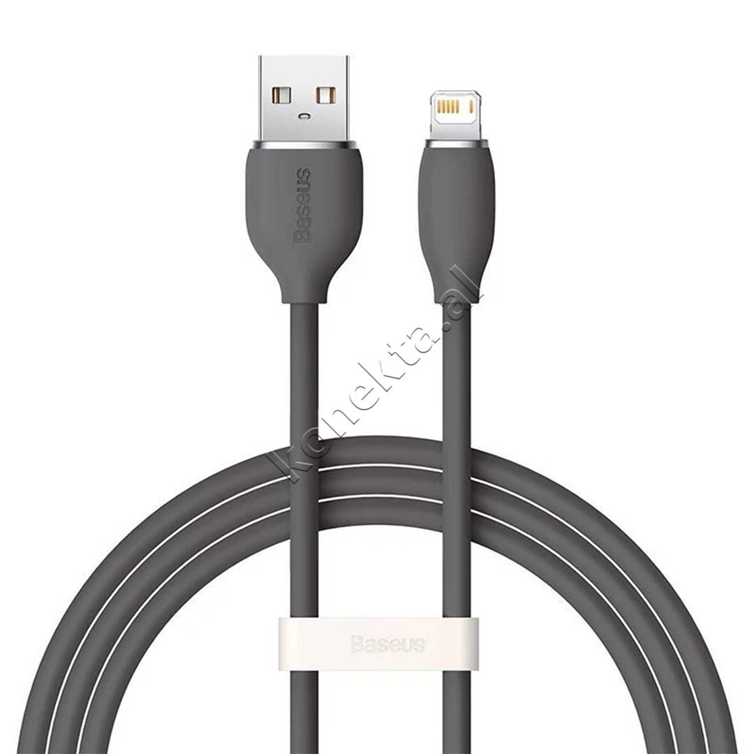 Baseus USB to Lightning Charging Cable, 2m, Black - Image 1