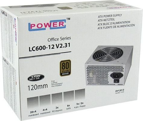 LC-Power LC500-12 V2.31 ATX Power Supply, 400W - Thumbnail 2