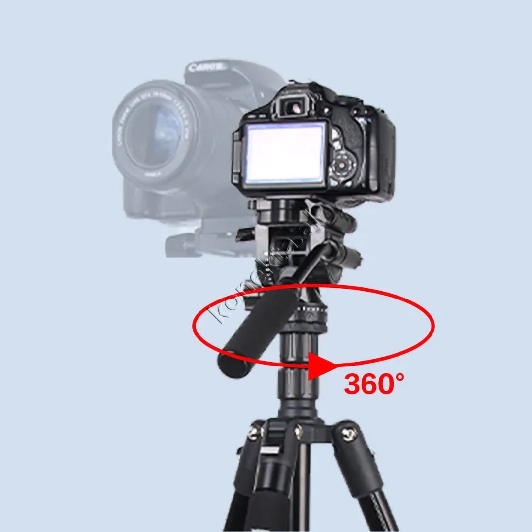 Jmary Trekëmbesh Tripod me Kokë Hidraulike, i Çmontueshëm si Monopod, Gjatësi e Rregullueshme - Thumbnail 3