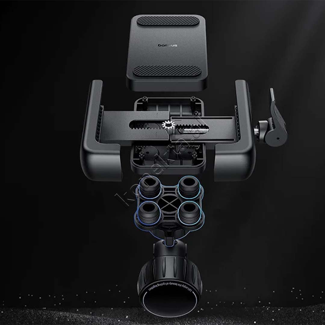 Baseus Bicycle and Motorcycle Phone Holder, Black - Thumbnail 9