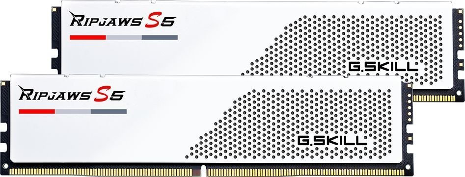G.Skill Ripjaws S5 Memory, DDR5, 32 GB, 5600 MHz, CL28, F5-5600J2834F16GX2-RS5W - Image 1
