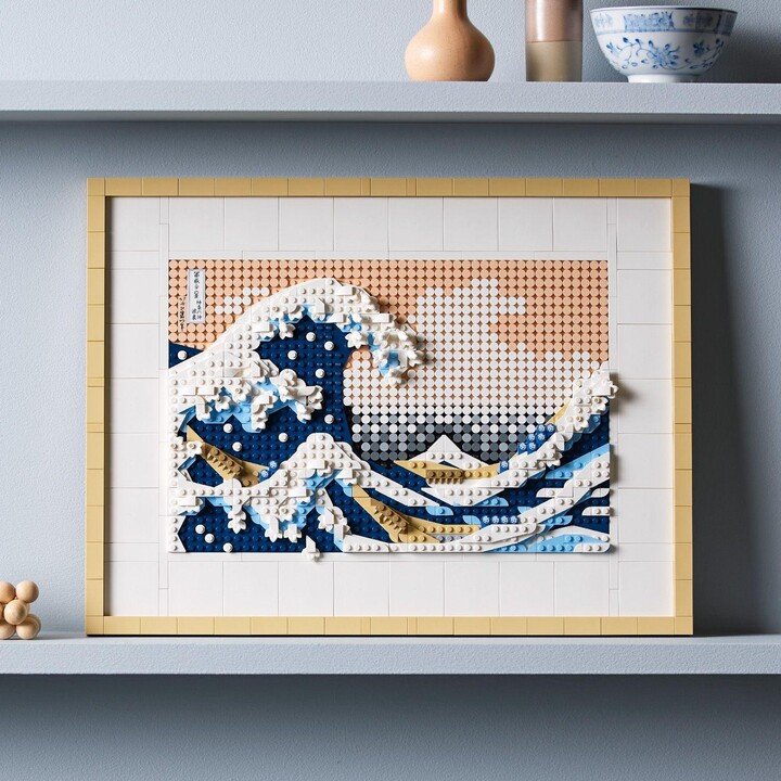 LEGO Art 31208 Hokusai The Great Wave Set, 1810 Pieces - Thumbnail 4