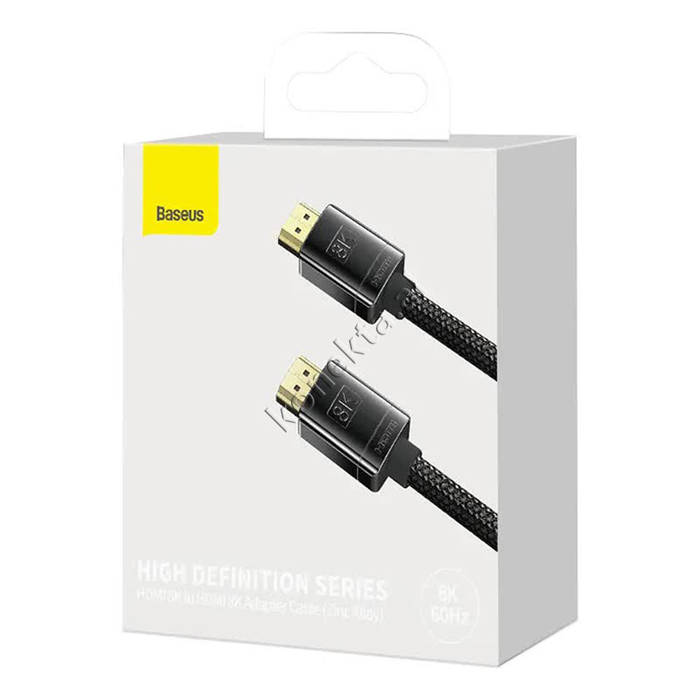 Baseus HDMI Cable, 1m / 2m / 3m, Black - Thumbnail 2
