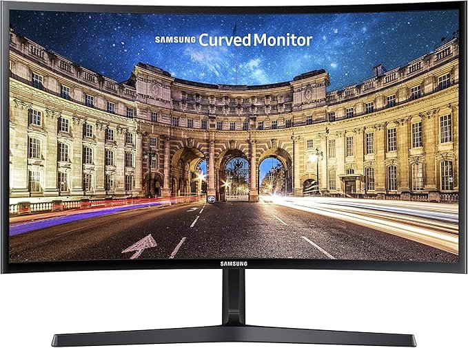 Samsung S27C366EAU Curved Monitor, 27" FHD, 75Hz, Black - Image 1