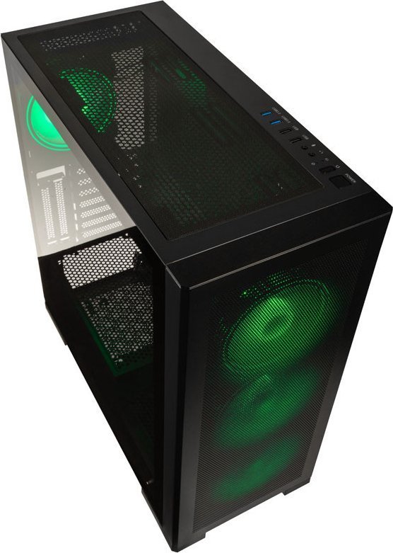 Kolink Unity Meshbay ARGB Case, Black, Midi Tower - Thumbnail 2