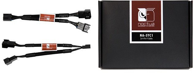 Noctua ON-SYC1 Cable Adapter, 4-pin, Y-shaped Head - Image 1