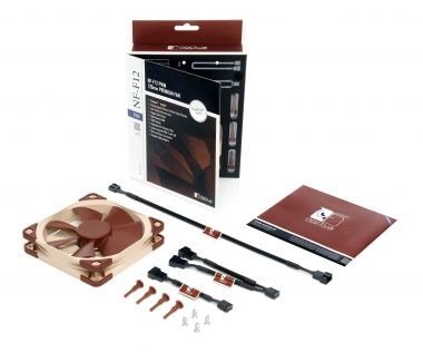 Noctua NOC-NF-F12-PWM Fan, 12 cm, Beige / Brown - Thumbnail 5