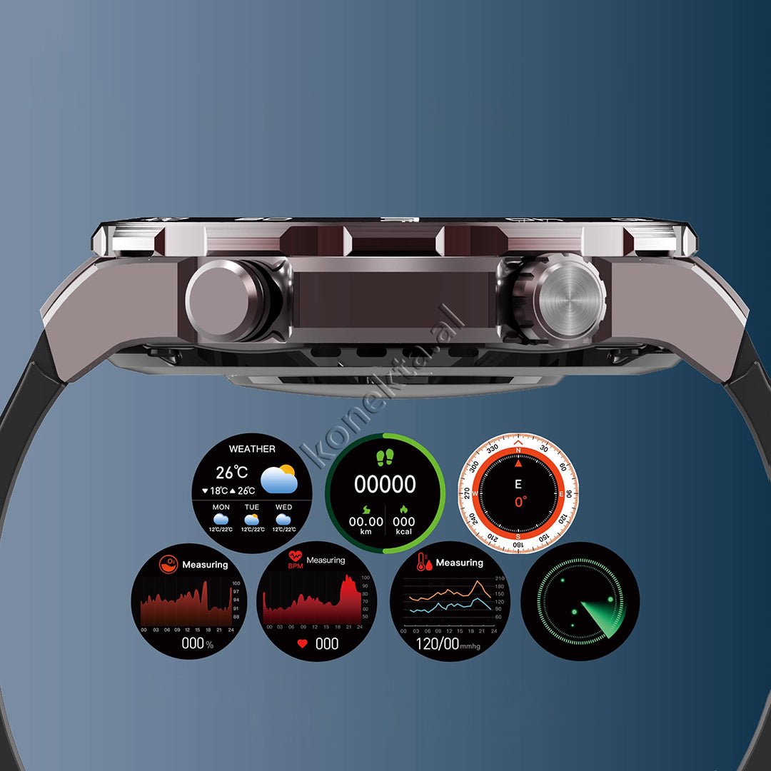 Moxom MX-WH08 Smartwatch, 1.5 Inch, Black - Thumbnail 7