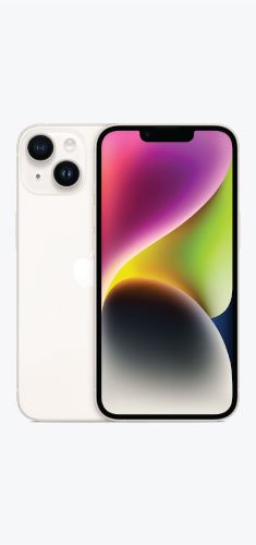 Apple iPhone 14 Smartphone, 256GB, Starlight - Image 1