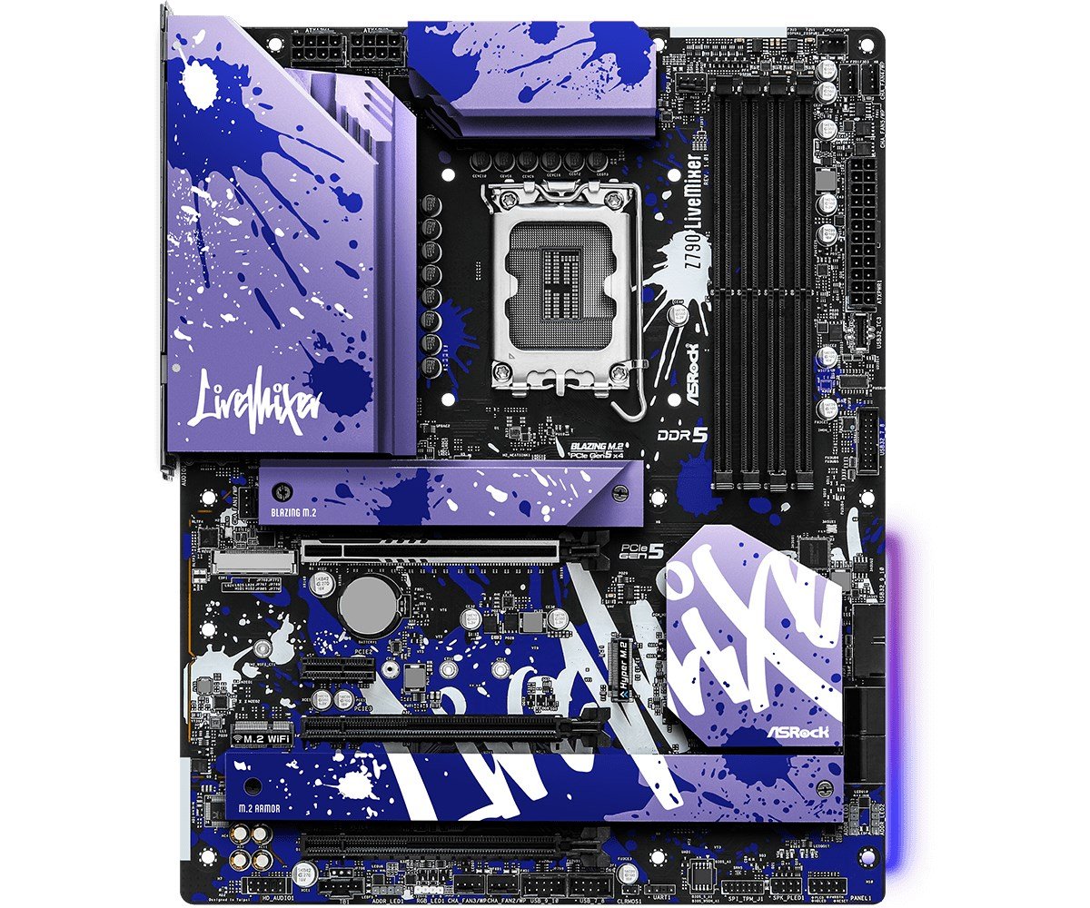 Asrock Z790 LiveMixer Intel Z790 LGA 1700 ATX Motherboard - Thumbnail 3