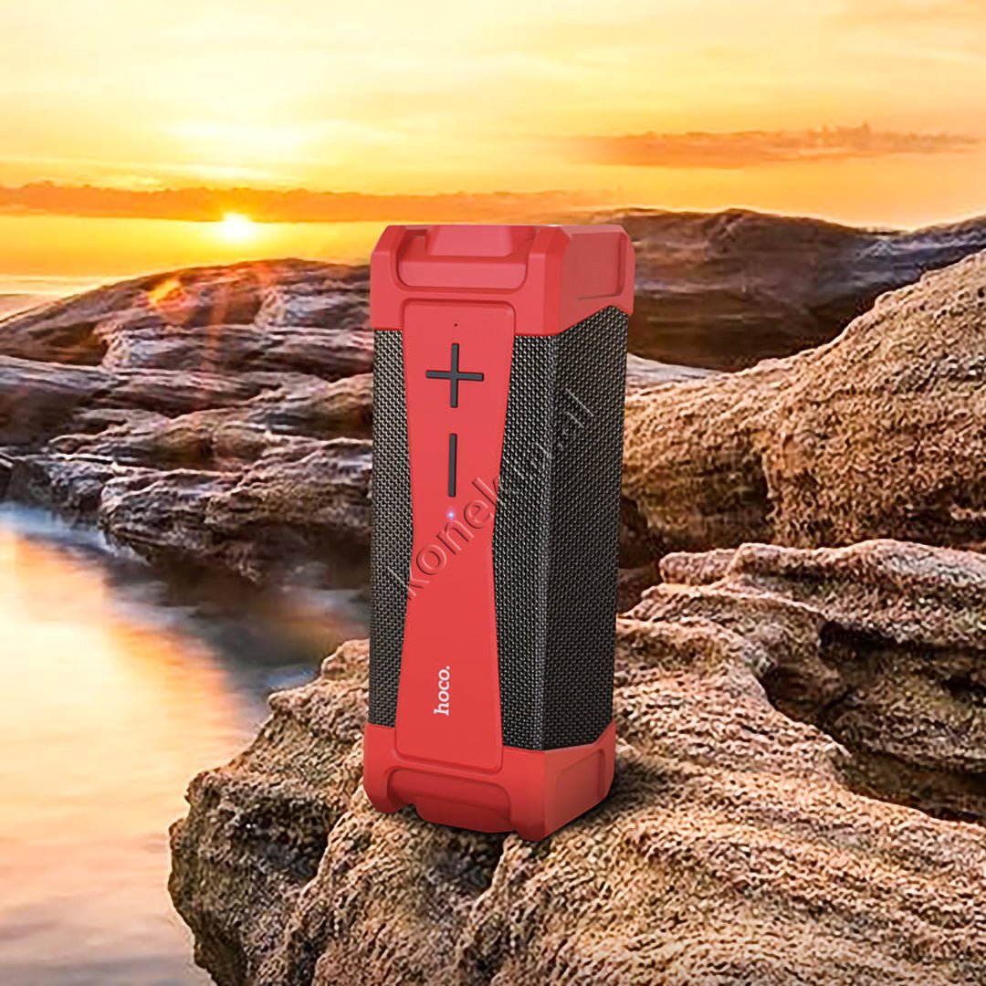 HOCO Bluetooth Speaker with Microphone, USB Port, TF Card, AUX, Waterproof - Thumbnail 9