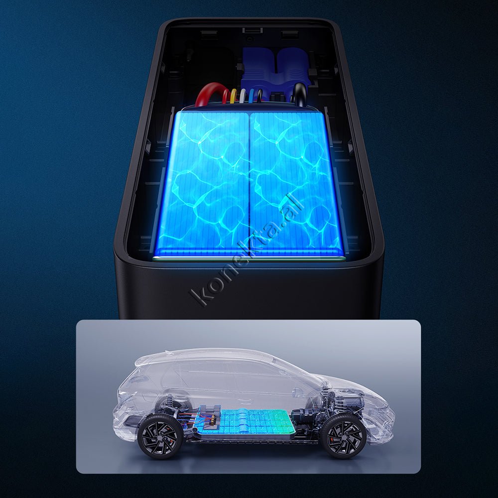 Baseus Multifunctional External Starter Battery, 6000mAh, Black - Thumbnail 11