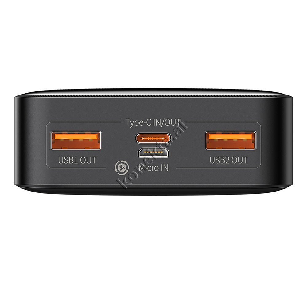 Baseus 20000mAh External Battery, 15W & 20W, 3 Ports, Black - Thumbnail 5