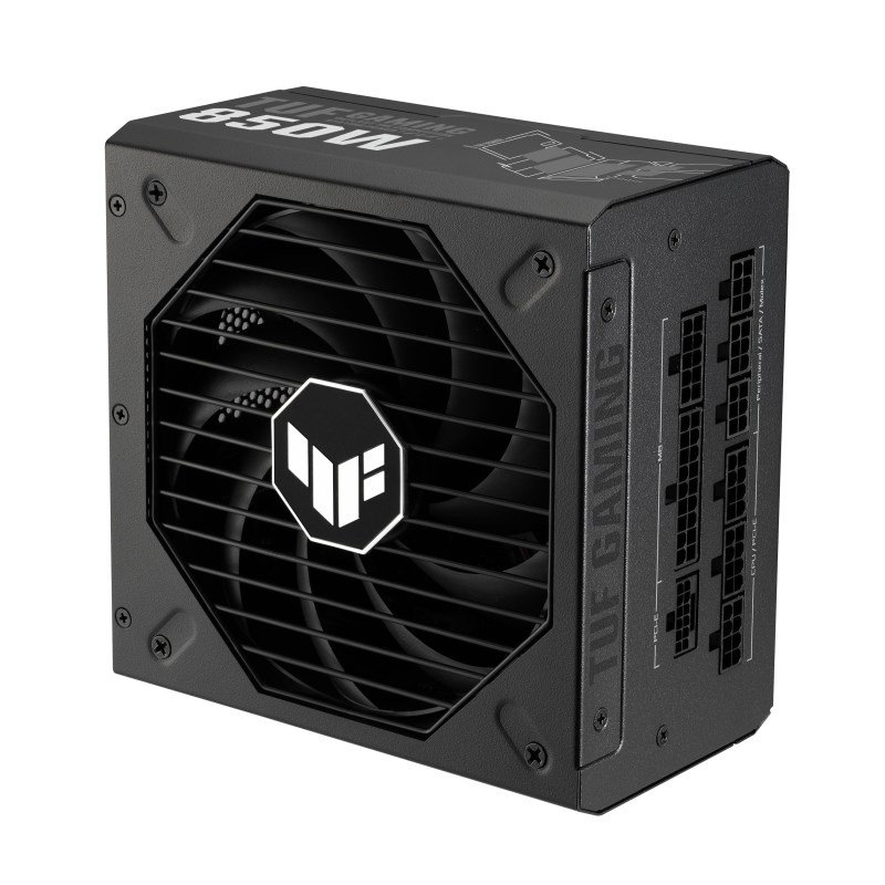 ASUS TUF Gaming Power Supply, 850W, Gold, 24-pin ATX, Black - Thumbnail 8