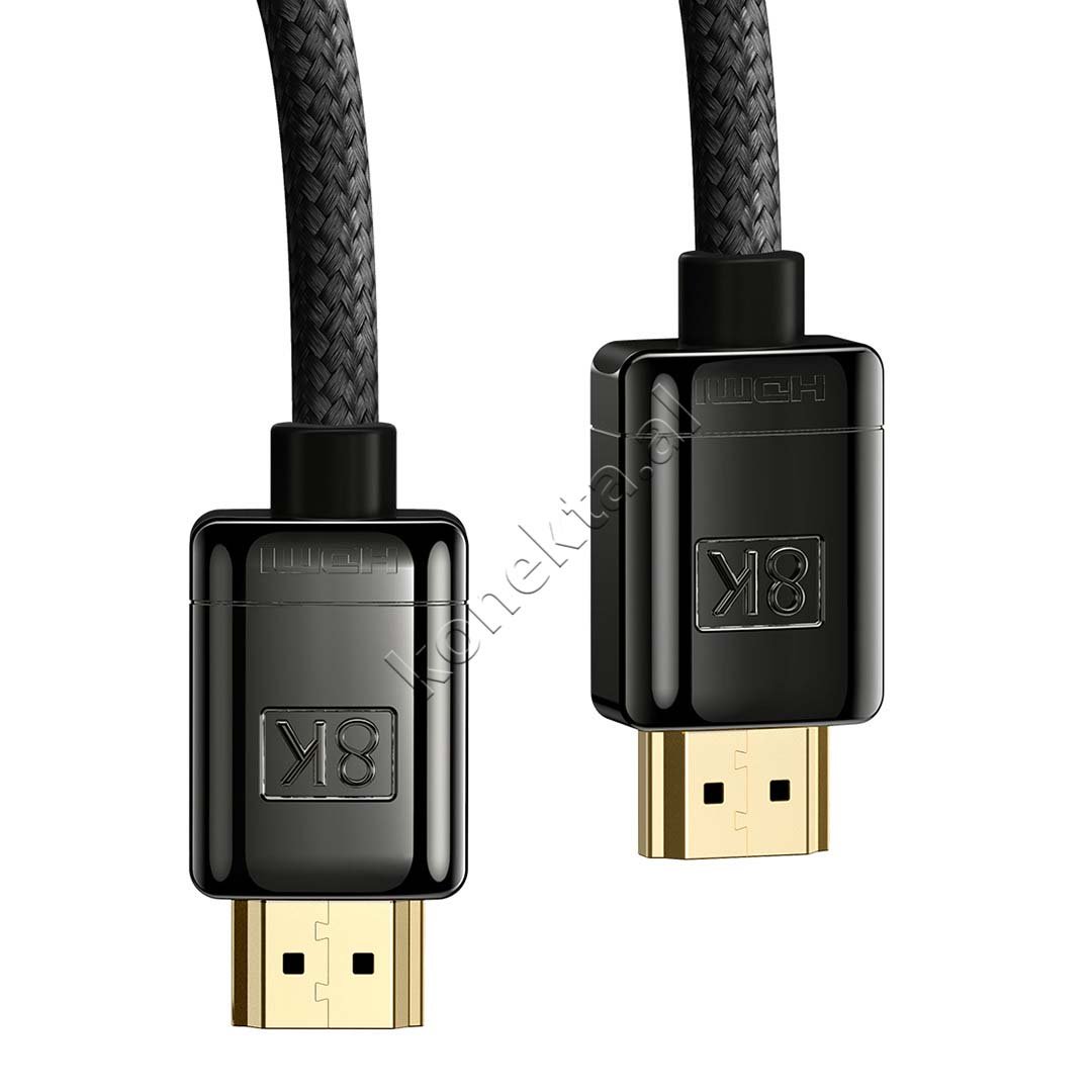 Baseus HDMI Cable, 2m, HDMI 2.1, 8K, Black - Thumbnail 4