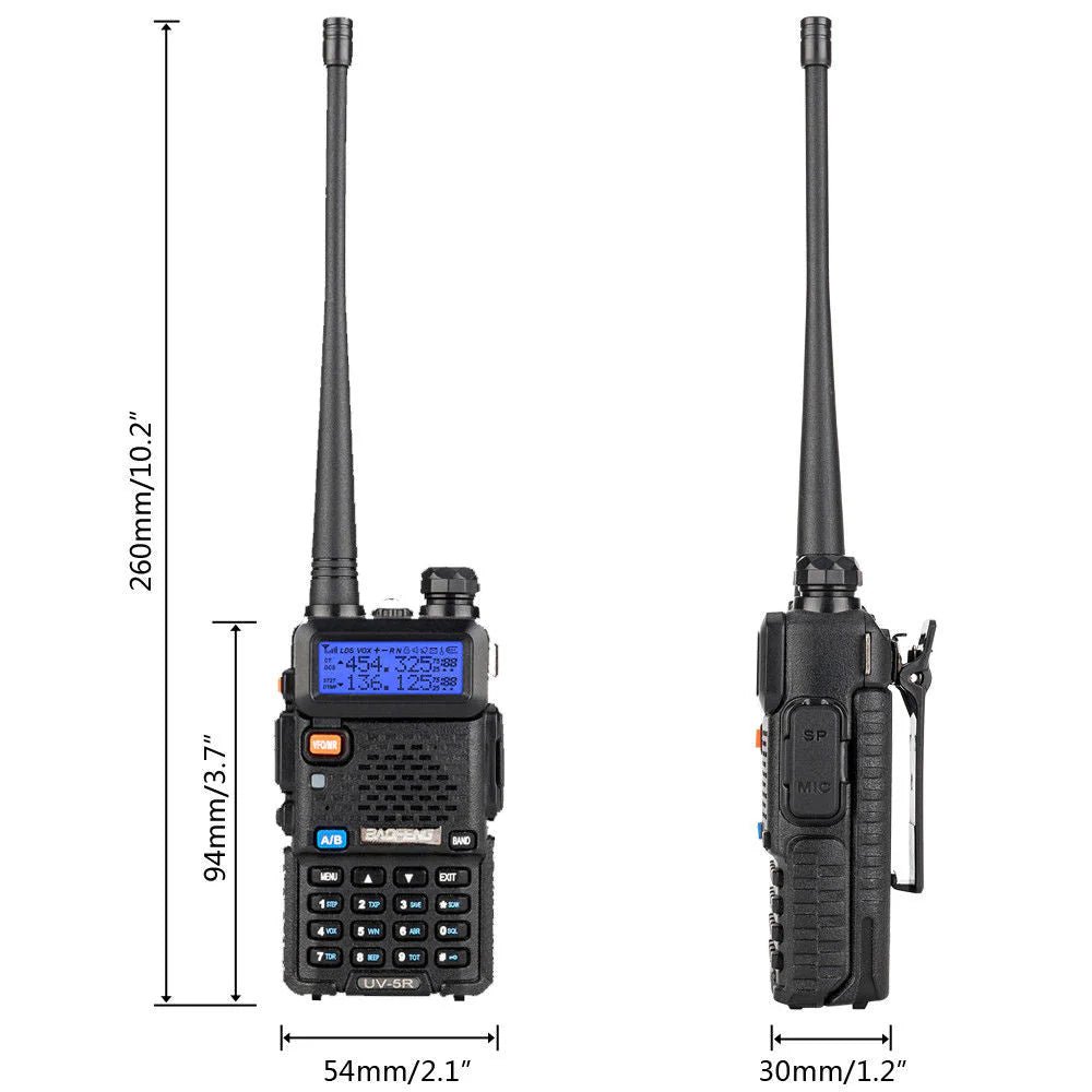Baofeng UV-5R Radio, Set 2 copë - Thumbnail 13