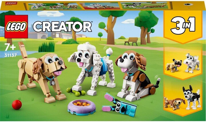 LEGO Creator 31137 Cute dogs Set, 475 pieces - Thumbnail 9
