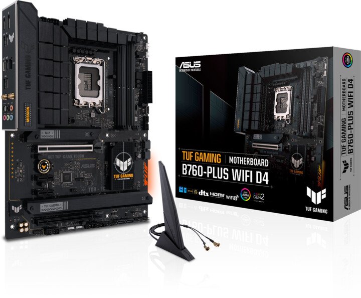 ASUS TUF GAMING B760-PLUS WIFI D4 (DDR4) Motherboard - Thumbnail 6