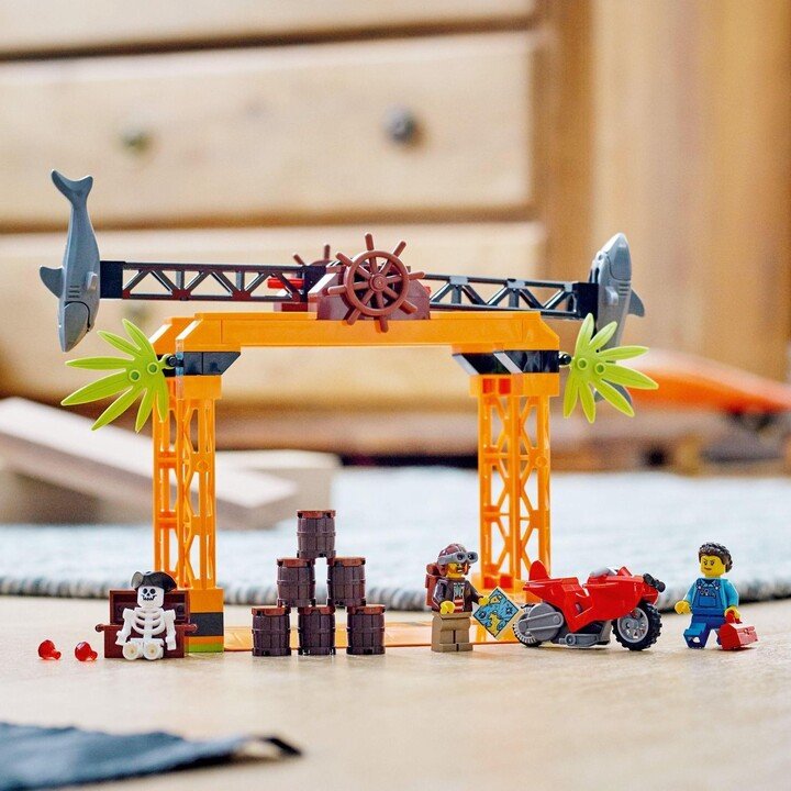 LEGO City 60342 Shark Stunt Challenge, 122 pjesë - Thumbnail 5