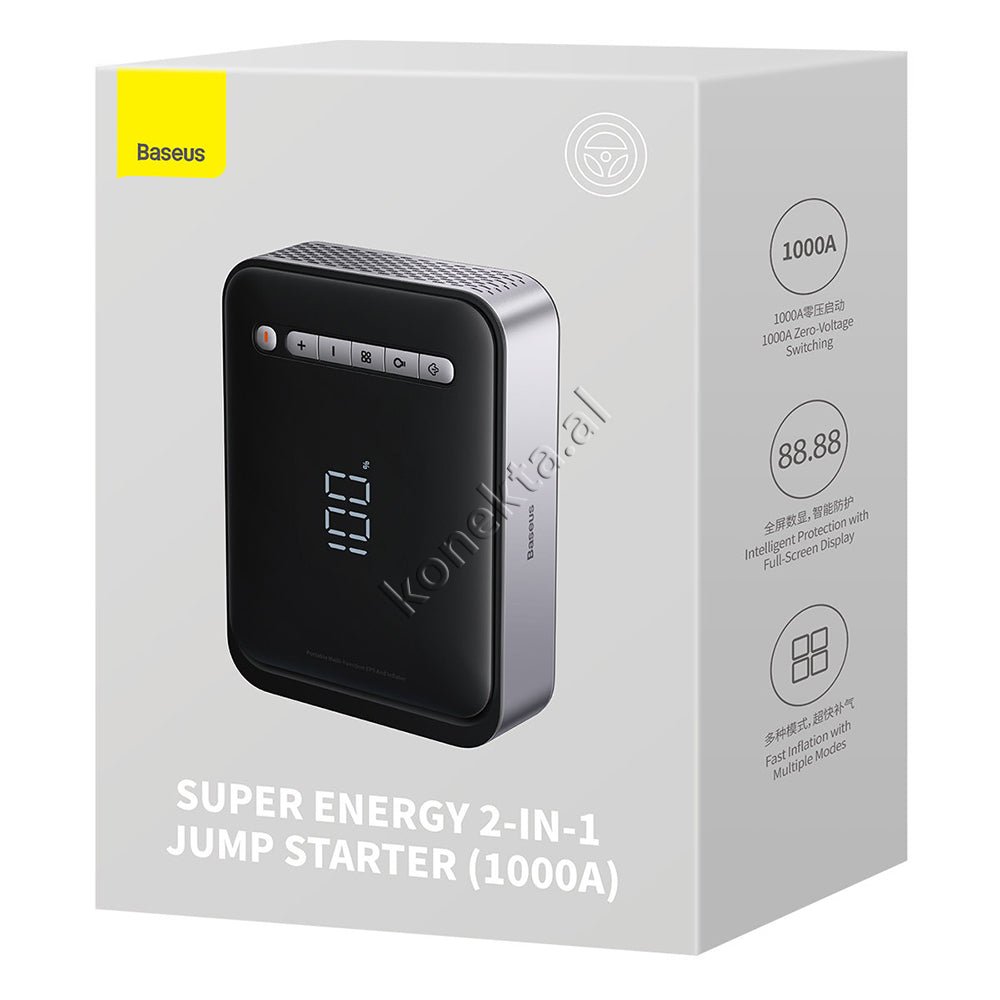 Baseus 8800mAh External Battery, Black - Thumbnail 2