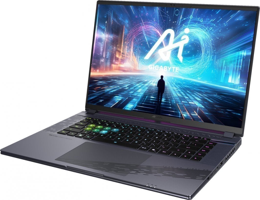 Gigabyte Aorus 16X 9KG 2024 Laptop, Intel Core i7-13650HX, 32GB RAM, 1TB SSD, NVIDIA GeForce RTX 4060, Dark Gray - Thumbnail 3