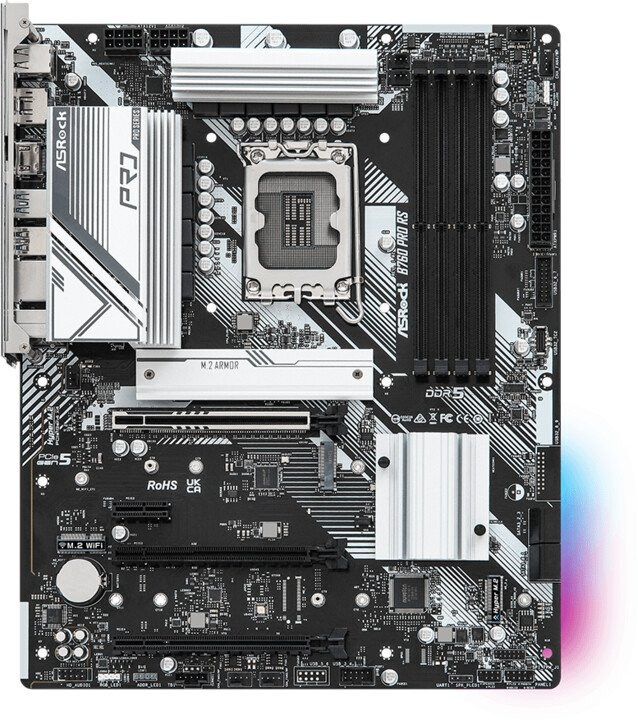 ASRock B760 PRO RS Motherboard - Intel B760 - Thumbnail 3