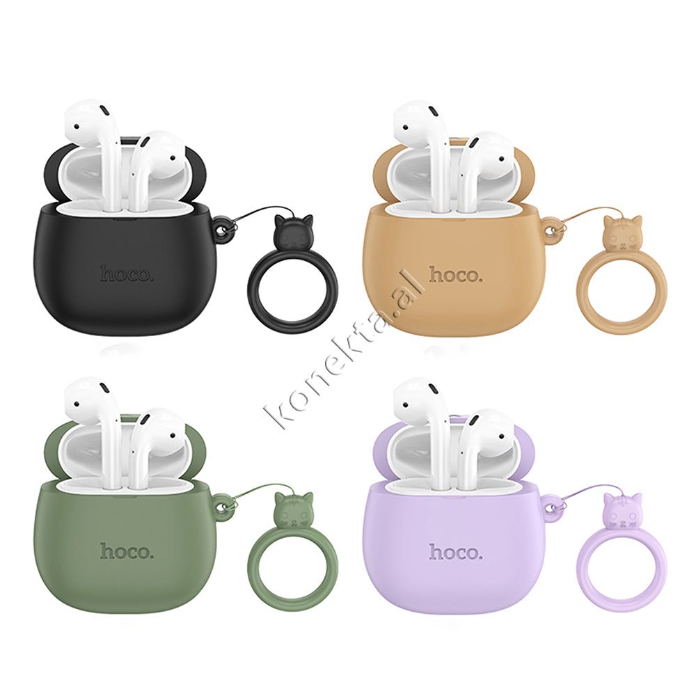 Hoco Bluetooth Headphones with Silicone Cover - Thumbnail 5