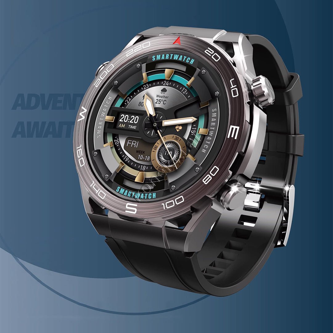 Moxom MX-WH08 Smartwatch, 1.5 Inch, Black - Thumbnail 3