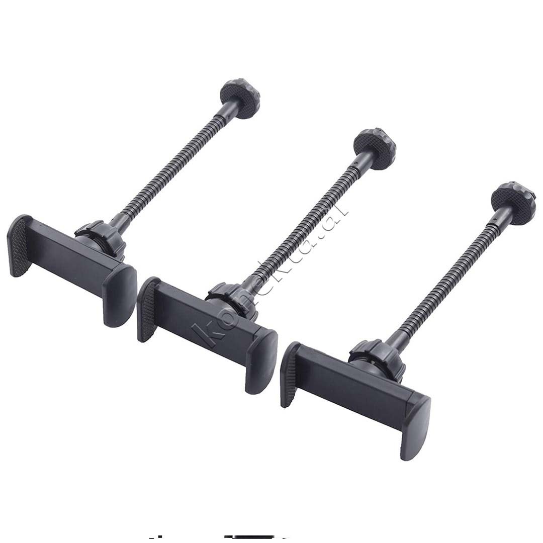 Tjetertjeter Trekembesh Tripod Me Drite Rrethore Led Me Vend Per 3 Telefona - Thumbnail 4