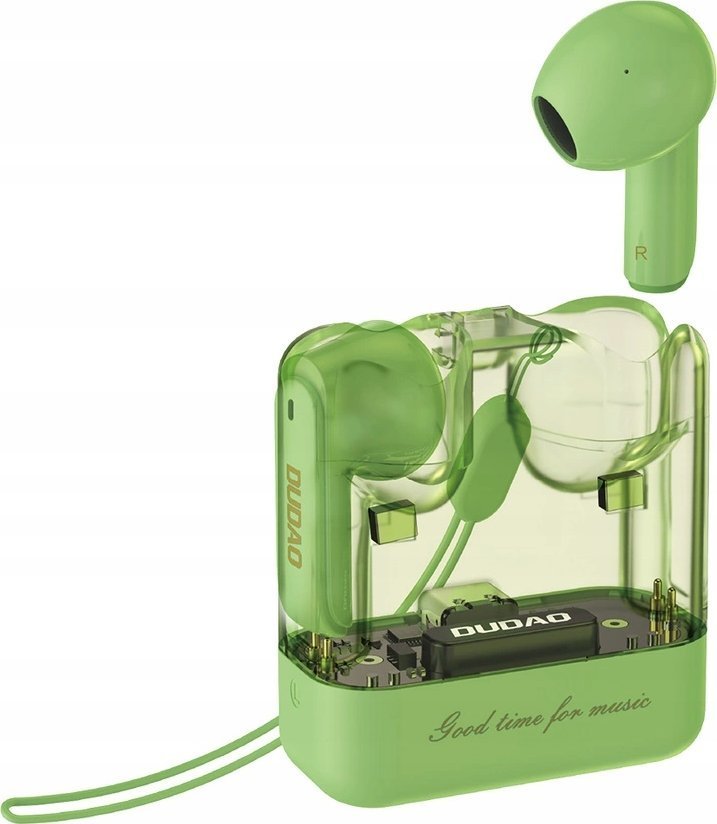Dudao U18Pro Earbuds, Green - Image 1