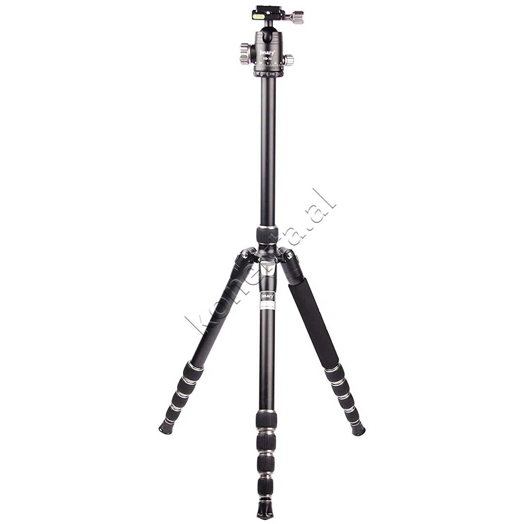 Jmary Trekëmbësh Tripod Profesional me Kokë Hidraulike i Çmontueshëm si Monopod dhe Gjatësi e Kënd Të Gradueshëm për Kamera, Telefon, Tablet, GoPro, SLR - Image 1