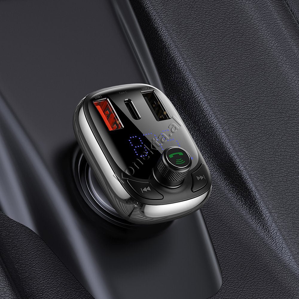 Baseus Karikues I Shpejte 36w Makine Me Mp3 Me Bluetooth Dhe Panel Digjital - Thumbnail 9