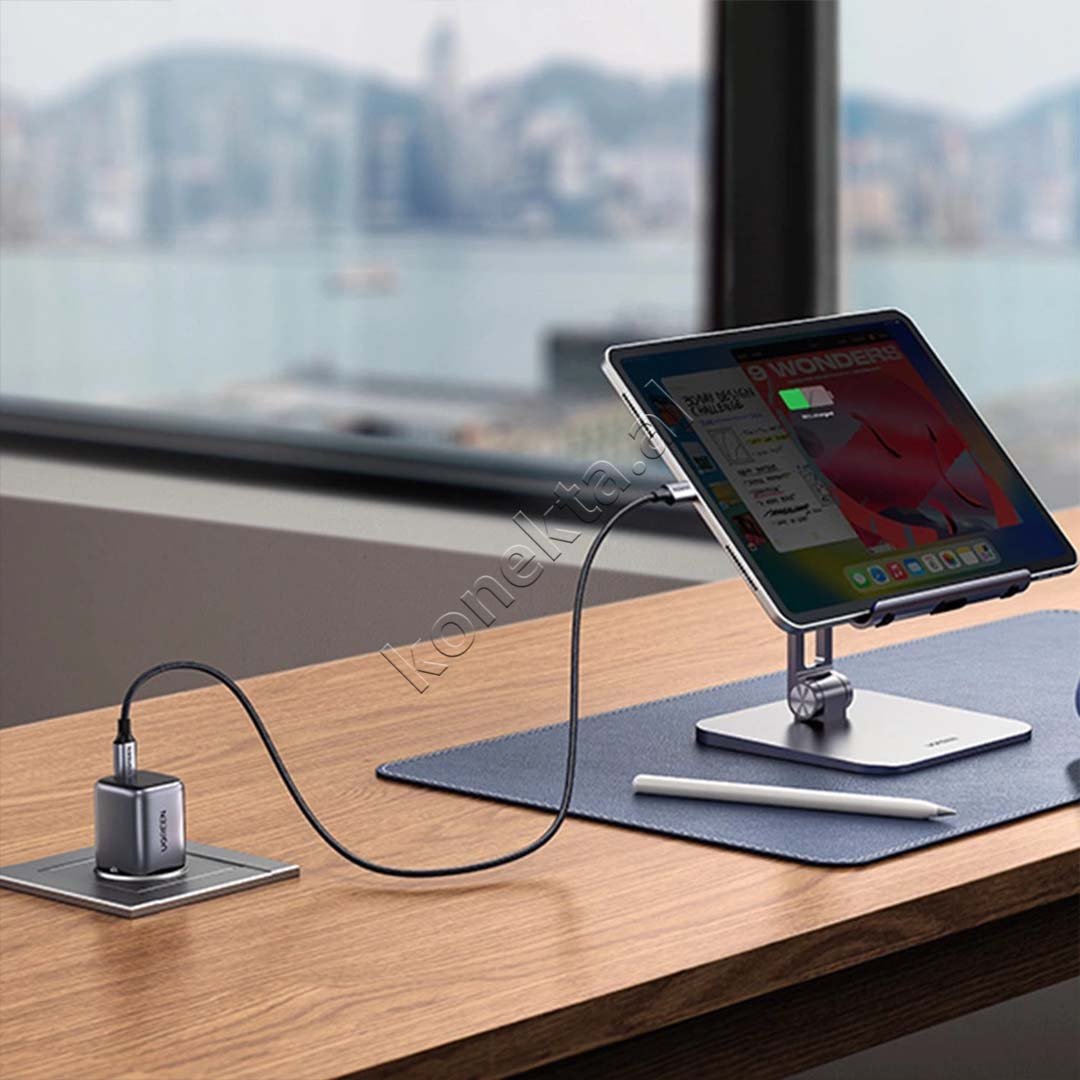 UGreen Nexode 30W Charger, Grey, Type-C - Thumbnail 10